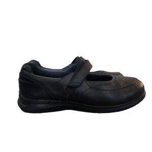 Aravon Farah Mary Hook & Loop Comfort Shoes Black Women's Size 8.5 (C D WIDTH)